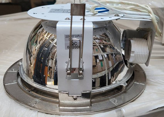 Satin round ceiling luminaire 2x18W 23cm DM-01 2206037