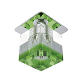 Plafonnier chrome cristal bande verte G4 20W SK-18 2280205