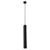 Hanging tube lamp black 40cm 1xGU10 Tubo31-78551