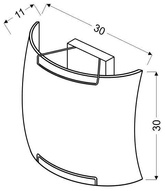 Ceiling Lamp Candellux Spring 10-12982 Ceiling E27 Violet