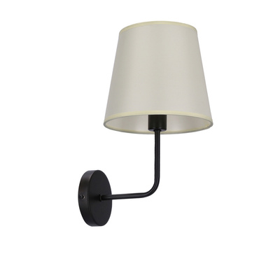 Aplica de perete negru si bej mat Pasteri 21-01344