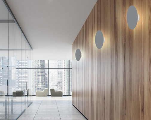 Wall lamp gray metal LED 6W 250mm Holar Ledea 50433250