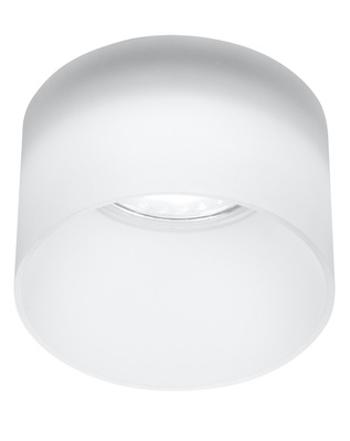 Plafonnier tube acrylique gelé oeillet GU10 Candellux 2273679