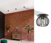 Black ceiling luminaire SK-93 2268767