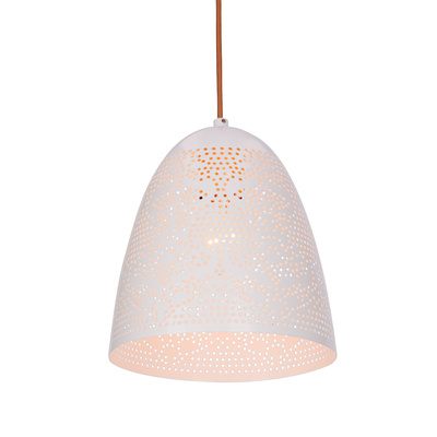 Hanging ceiling lamp 1X60W E27 openwork white BENE 31-70340