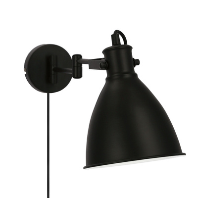 Black adjustable wall lamp 1xE27 Espera 21-85238
