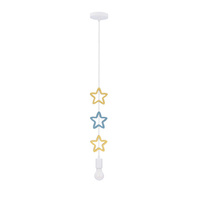 STARS HANGING LAMP 20W E27 IQ KIDS GOLD+BLUE