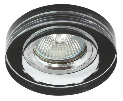 Ceiling luminaire black round glass MR16 50W SS-31 Candellux 2228730