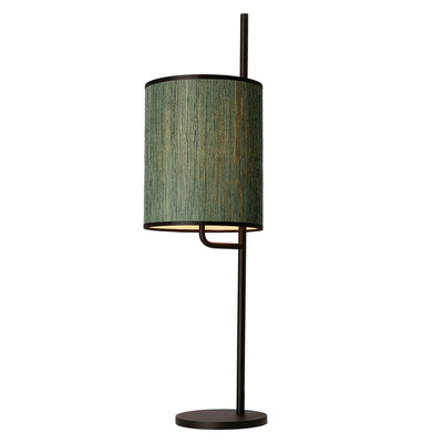 Lampe de table Bendi noir Abat-jour vert 41-25289
