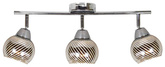 Bandă de perete 3X10W E14 LED crom FORT 93-62826