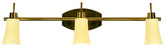 Plafonnier CANDELLUX 93-85682 KROTON STRIP 3x40W G9 PATINE