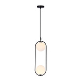 Cordel overhang 2X28W G9 black 32-10155