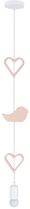 pendanta heart bh 1x20w E27 iq copii roz