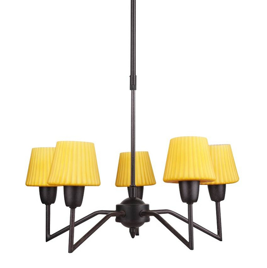 Kronleuchter 5xE14 48cm VENUS Glas 1109051-24