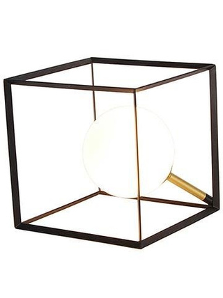 Lampa de masa neagra si aurie 15cm Weert Ledea 50501048