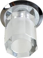 Ceiling luminaire polygonal crystal chrome G4 20W SK-25 Candellux 2286634