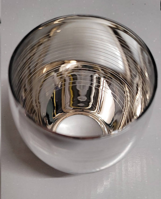 Abat-jour E14 en verre miroir peint pour lampes Milton 71-64202