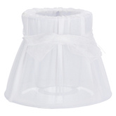 Hanging lamp white organza shade 340W E27 Zefir Candellux 33-73792