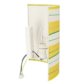 Aplic de perete 1X40W E14 verde/galben MAJA 20-80298