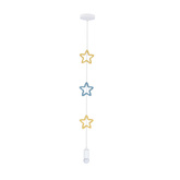 HÄNGELAMPE STERNE 20W E27 IQ KIDS GOLD+BLAU