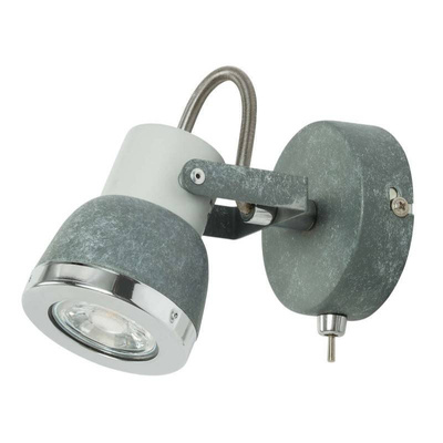 Wall lamp gray metal adjustable 50W GU10 Sabynio Globo 57000-1