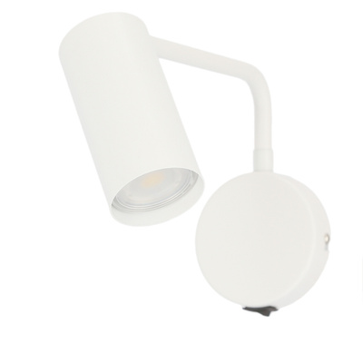 Applique mobile blanche avec interrupteur 1xGU10 Tina 21-76823