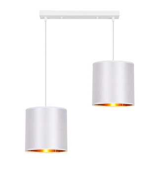 Lampa suspendata banda alba 2xE27 Atlanta 32-00644