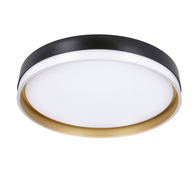 Florida ceiling lamp white + gold + black plafond 24w led 38 cm white shade