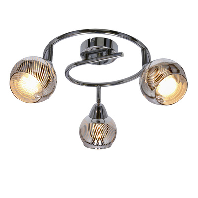 Spiral ceiling lamp 3X10W E14 LED chrome FORT 98-62833