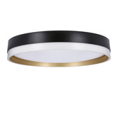 Florida ceiling lamp white + gold + black plafond 24w led 38 cm white shade