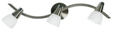 Wandlampenleiste 3X40W G9 Nickel-Chrom-Weiß SELIA 93-69993