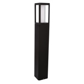 Lampa ogrodowa stojąca LED CROCUS – czarny słupek 2x6W IP65 - nowoczesne oświetlenie ścieżki ogrodowej