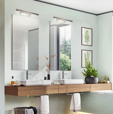 Aplic aplic 7W LED tub triunghiular cu comutator satinat FORTE 20-27023