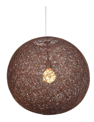 Suspension boule marron 50cm Caruba 31-26906
