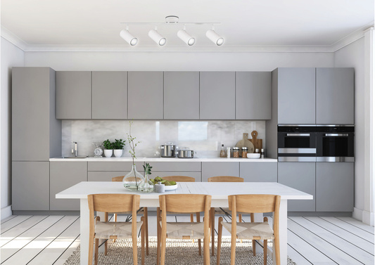 Applique/plafonnier blanc 4xGU10 Colly 94-01696