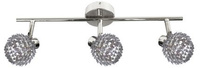 Plafonnier Candellux 93-19745 Corbeau bande 3X40W G9 chrome