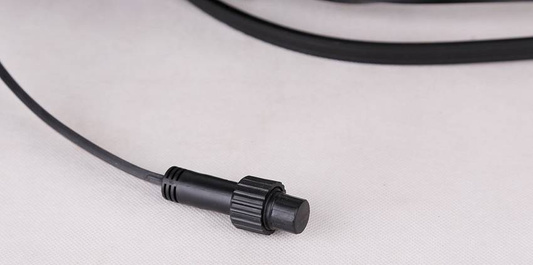 Guirlande lumineuse extérieure entraxe 5m 1m câble noir 5x10W Candellux 2570159