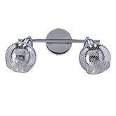 Plafoniera Virginia crom bandă e14 cu abajur oglindă 92-14016