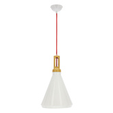 Plafonnier suspendu candellux robinson 31-37695 e27 intérieur blanc / jaune