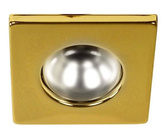 Plafonnier doré carré fixe 2276003