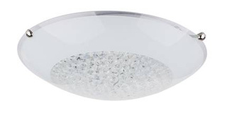 Pristina 14-73150 white LED ceiling lamp with crystals