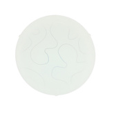 Malibu 13-84074 Deckenleuchte aus weißem Glas