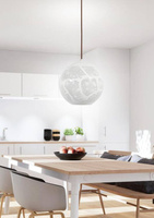 Hanging ceiling lamp 1X60W E27 openwork white BENE 31-70579