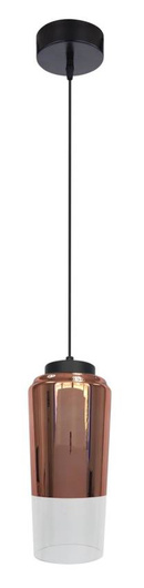 Hanging ceiling lamp 1X60W E27 copper TUBE 31-51271