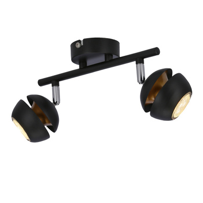 Boni strip 2x3w gu10 led black