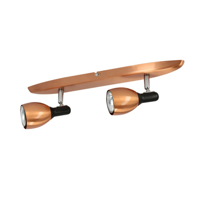 Wall lamp strip 2X50W GU10 copper CROSS 92-32775