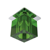 Ceiling luminaire crystal green/chrome G4 20W SK-19 Candellux 2280069