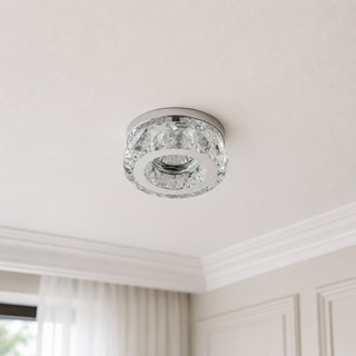 Plafonnier rond en verre MR16 50W SK-83 2232652
