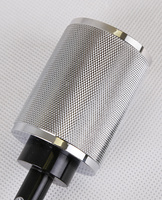 Suspension en métal chrome/noir E27 31-05472