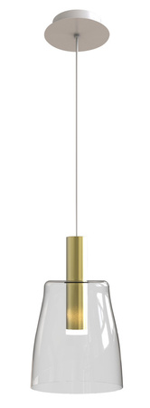 Suspensie sticla incolora LED 5W Modena Ledea 50133069